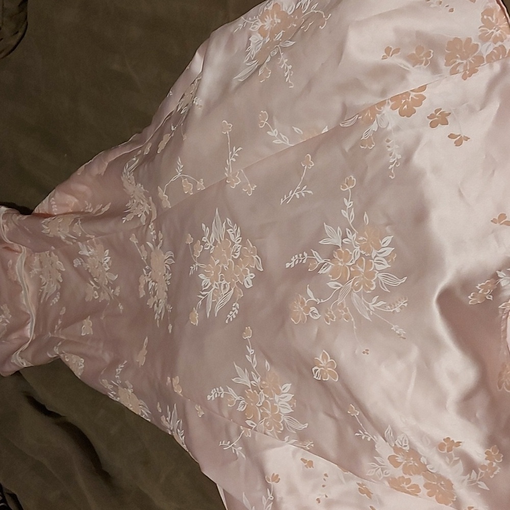 Pink full length prom